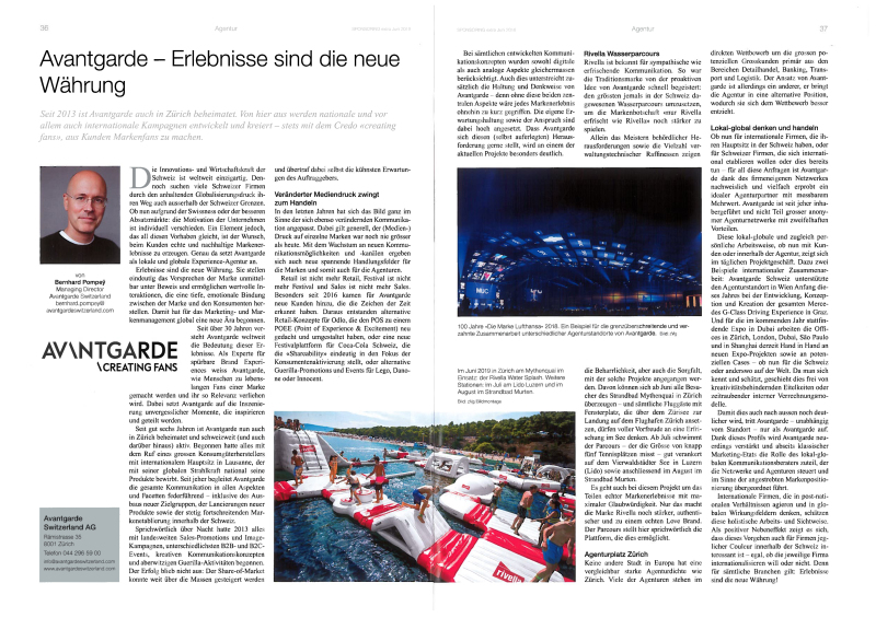 <p>Article about the Experience Economy, Sponsoring Extra, Issue #06/19.</p>