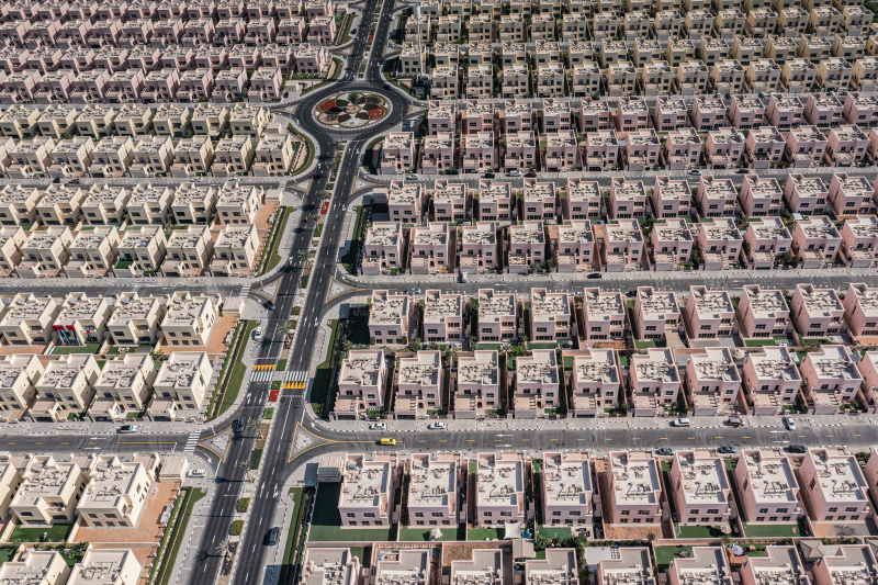 <p>The villas of Nad Al Sheba in Dubai, UAE</p>